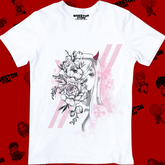 Polera blanca de Darling in the FranXX