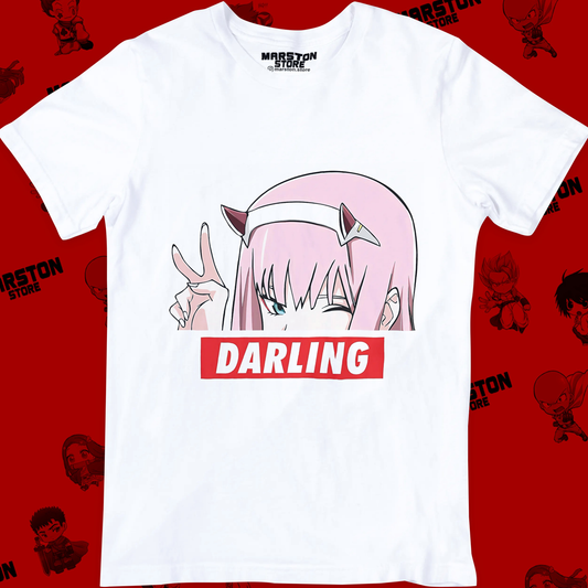 Polera blanca de Darling in the FranXX