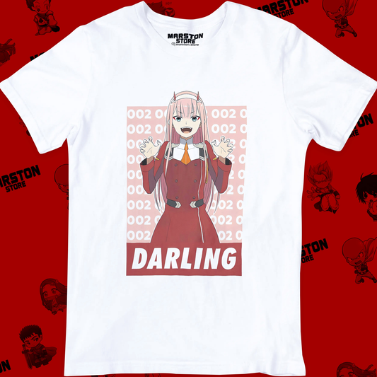 Polera blanca de Darling in the FranXX