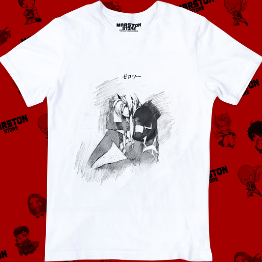 Polera blanca de Darling in the FranXX
