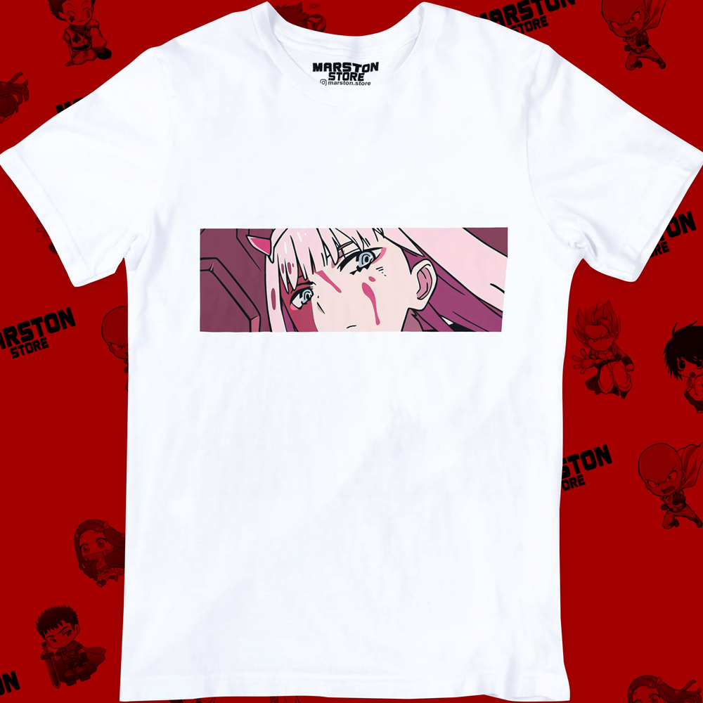 Polera blanca de Darling in the FranXX