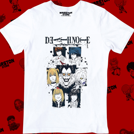 Polera blanca de Death Note