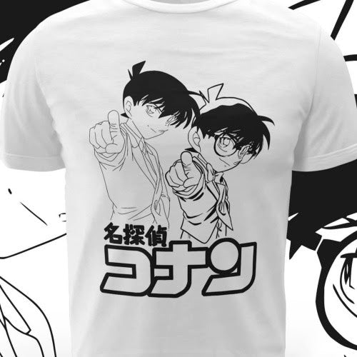Polera blanca de Detective Conan
