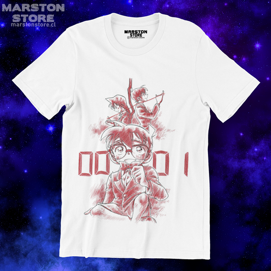 Polera blanca de Detective Conan