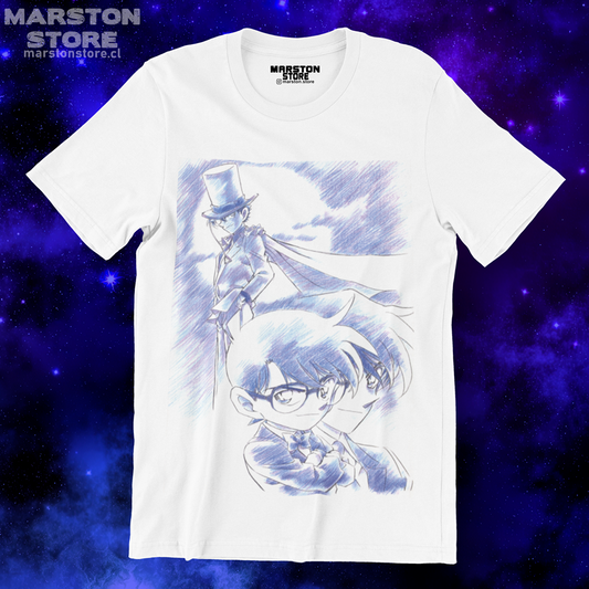 Polera blanca de Detective Conan