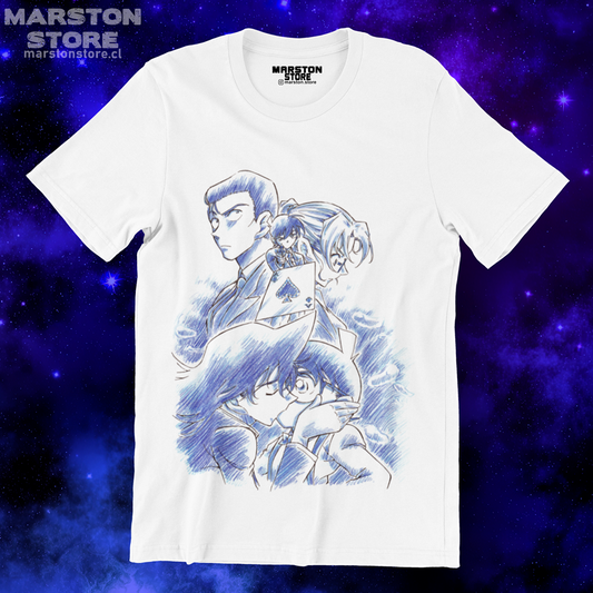 Polera blanca de Detective Conan