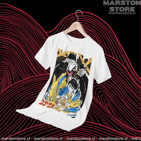 Polera blanca de Detective Conan