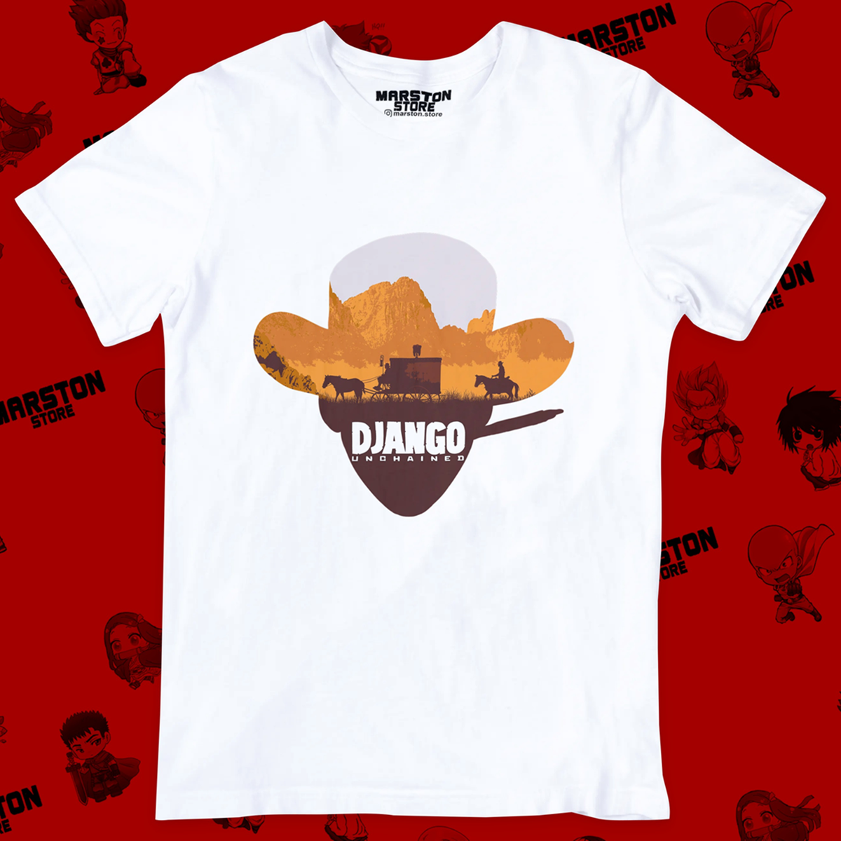 Polera blanca de Django