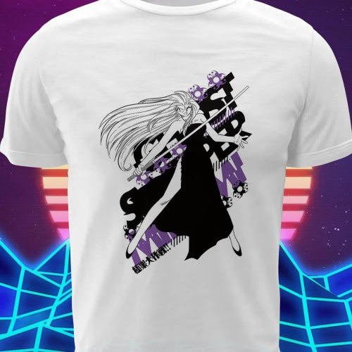 Polera blanca de Ghost Sweeper Mikami