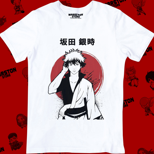 Polera blanca de Gintama