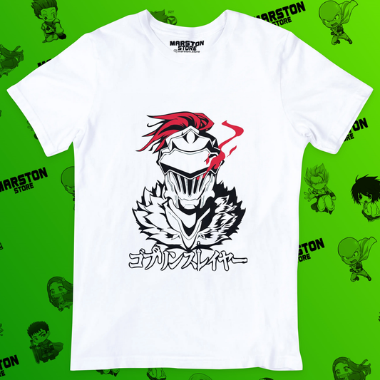 Polera blanca de Goblin Slayer