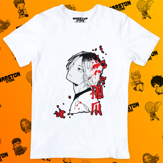 Polera blanca de Haikyuu!! con Kenma Kozume