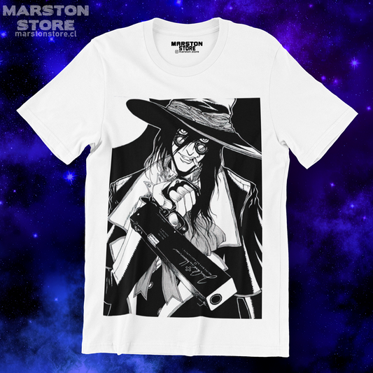 Polera blanca de Hellsing