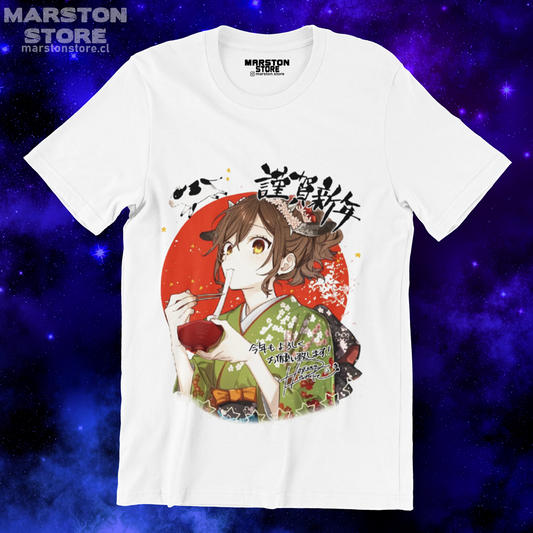 Polera blanca de Horimiya