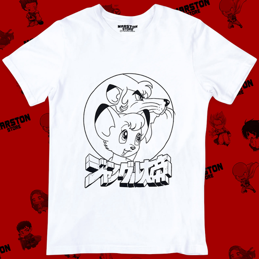 Polera blanca de Jungle Taitei (Kimba, el león blanco)