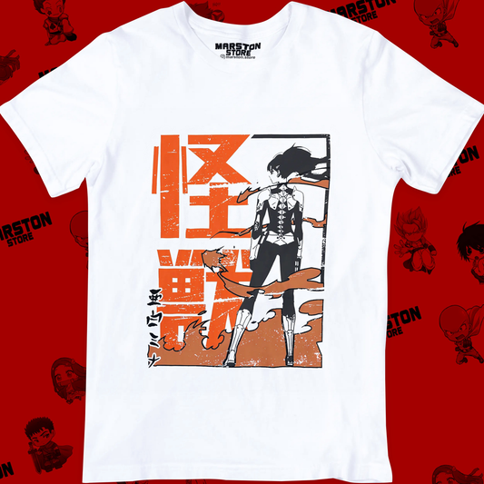 Polera blanca de Kaiju No. 8
