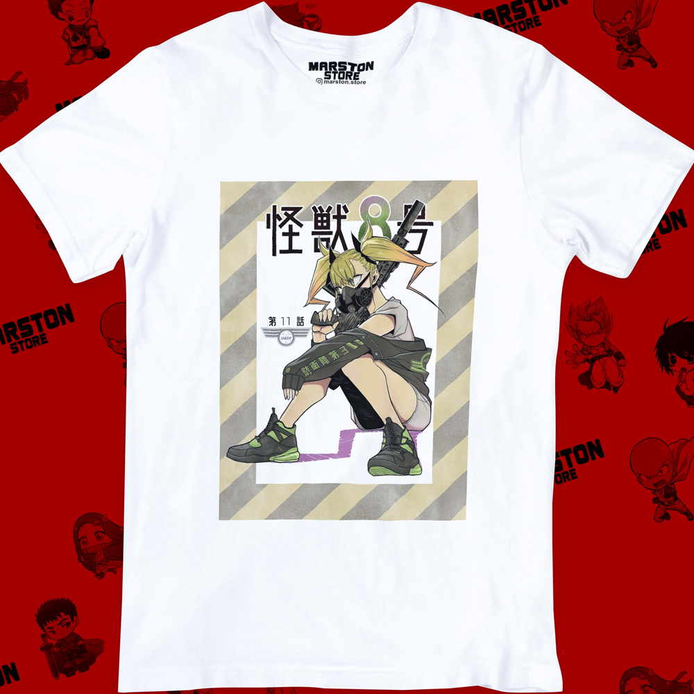 Polera blanca de Kaiju No. 8