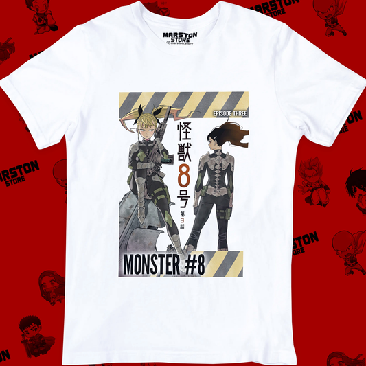 Polera blanca de Kaiju No. 8