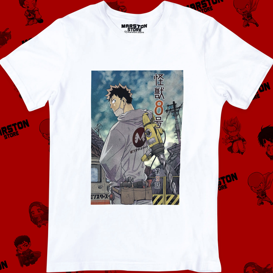 Polera blanca de Kaiju No. 8
