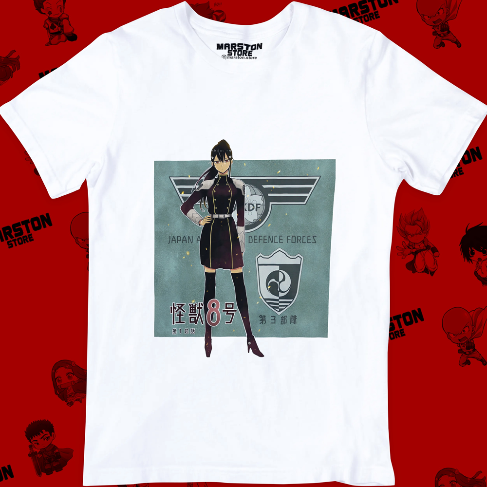 Polera blanca de Kaiju No. 8