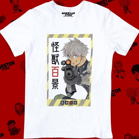 Polera blanca de Kaiju No. 8