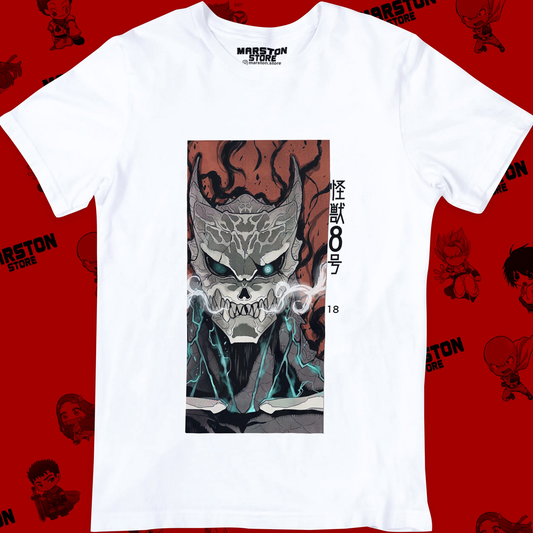 Polera blanca de Kaiju No. 8