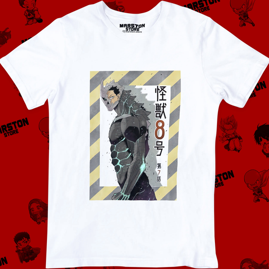 Polera blanca de Kaiju No. 8