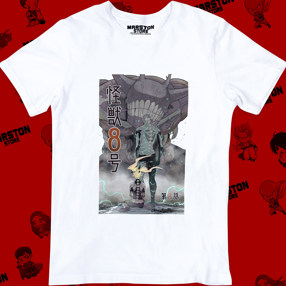 Polera blanca de Kaiju No. 8