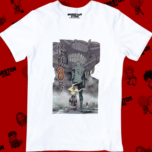 Polera blanca de Kaiju No. 8