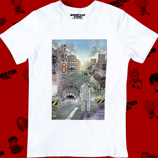 Polera blanca de Kaiju No. 8