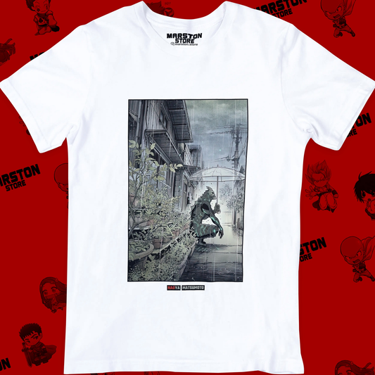 Polera blanca de Kaiju No. 8