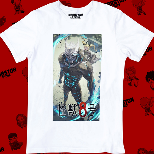 Polera blanca de Kaiju No. 8