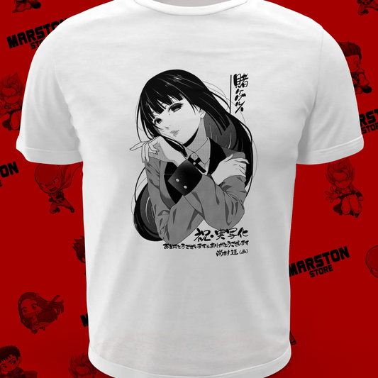 Polera blanca de Kakegurui
