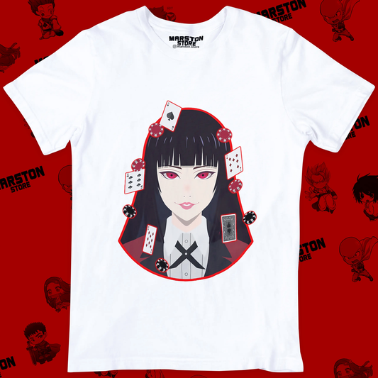 Polera blanca de Kakegurui
