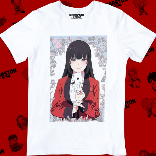 Polera blanca de Kakegurui