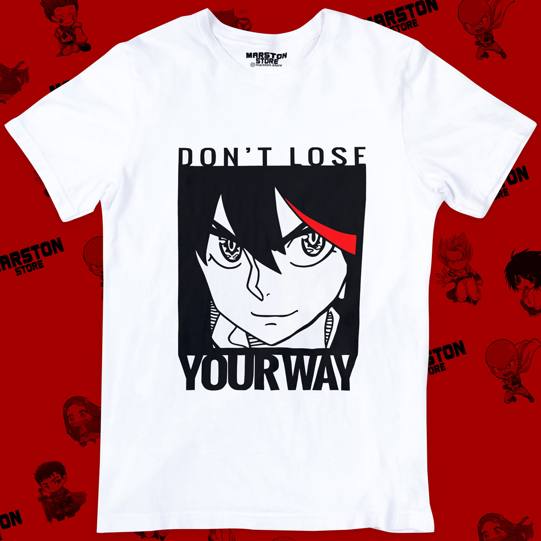 Polera blanca de Kill la Kill