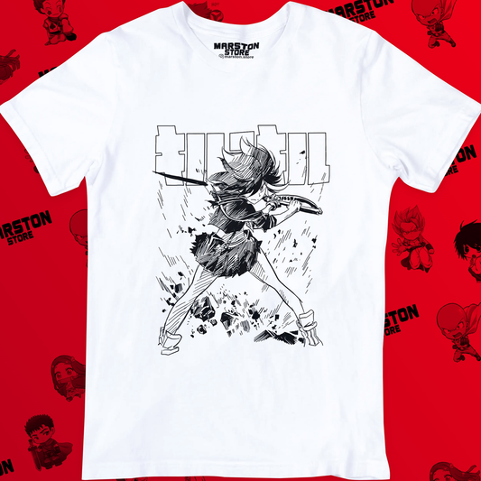 Polera blanca de Kill la Kill