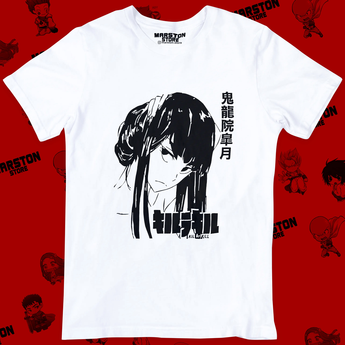 Polera blanca de Kill la Kill