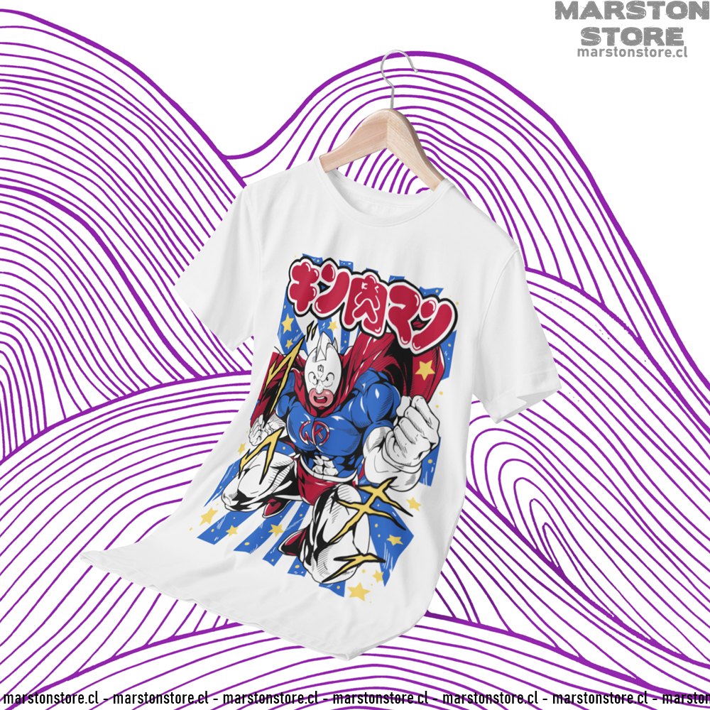 Polera blanca de Kinnikuman