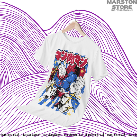 Polera blanca de Kinnikuman