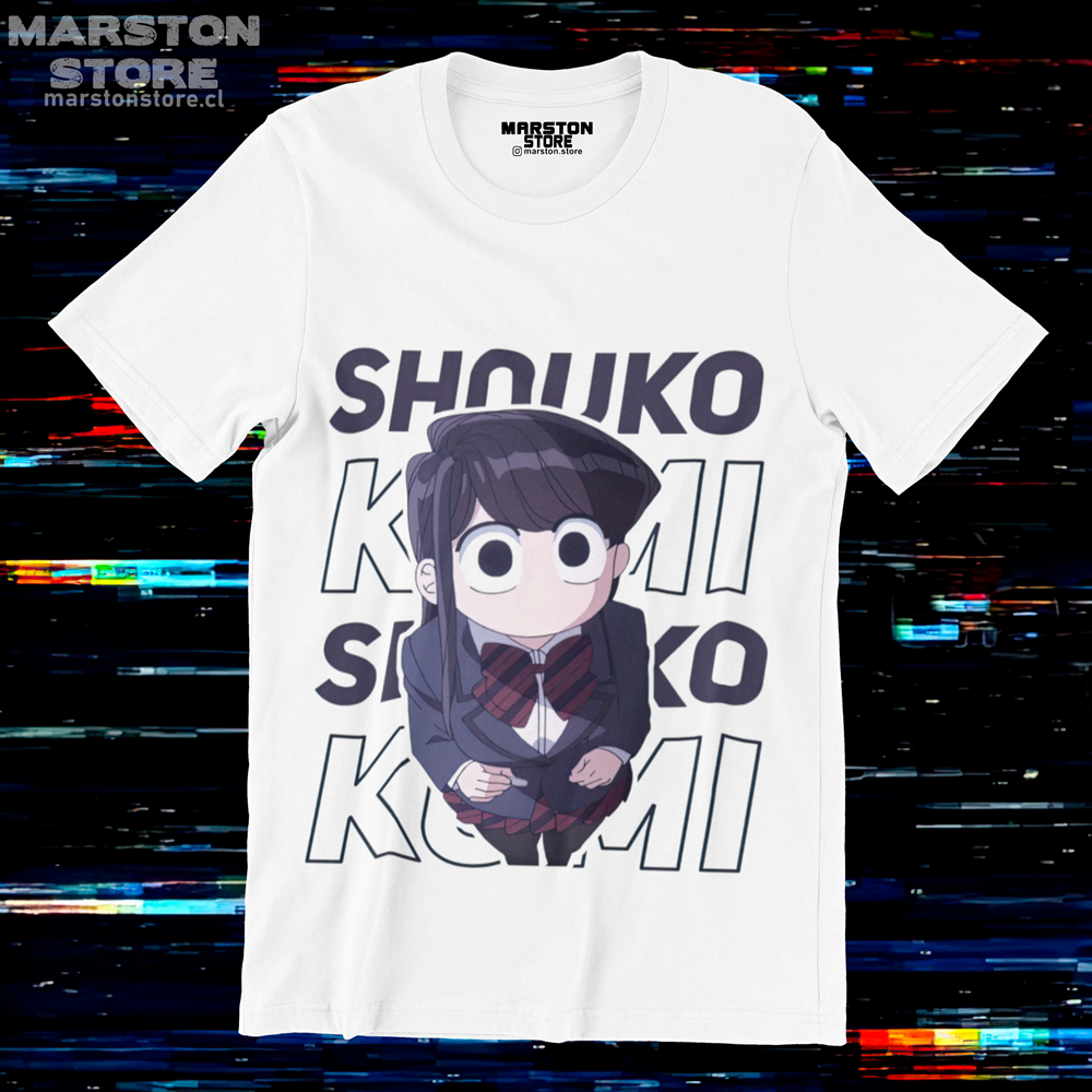 Polera blanca de Komi-san wa Komyushou Desu (Komi Can't Communicate)