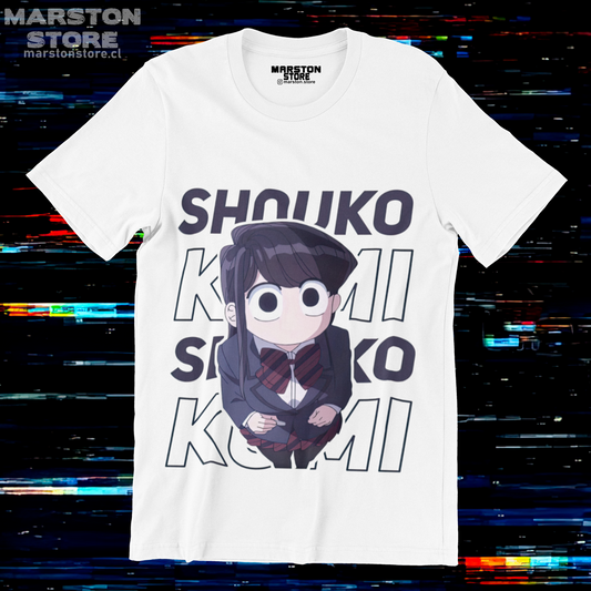 Polera blanca de Komi-san wa Komyushou Desu (Komi Can't Communicate)