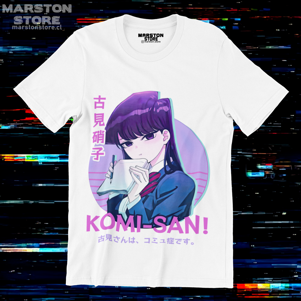 Polera blanca de Komi-san wa Komyushou Desu (Komi Can't Communicate)