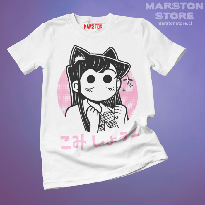 Polera blanca de Komi-san wa Komyushou Desu (Komi Can't Communicate)