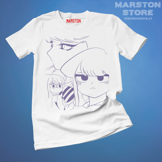 Polera blanca de Komi-san wa Komyushou Desu (Komi Can't Communicate)
