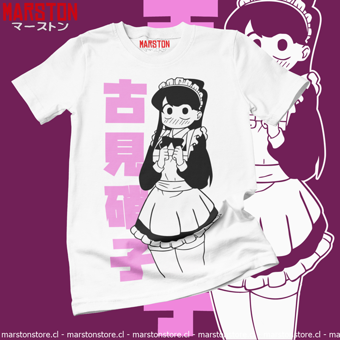 Polera blanca de Komi-san wa Komyushou Desu (Komi Can't Communicate)