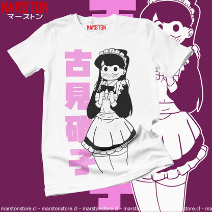 Polera blanca de Komi-san wa Komyushou Desu (Komi Can't Communicate)