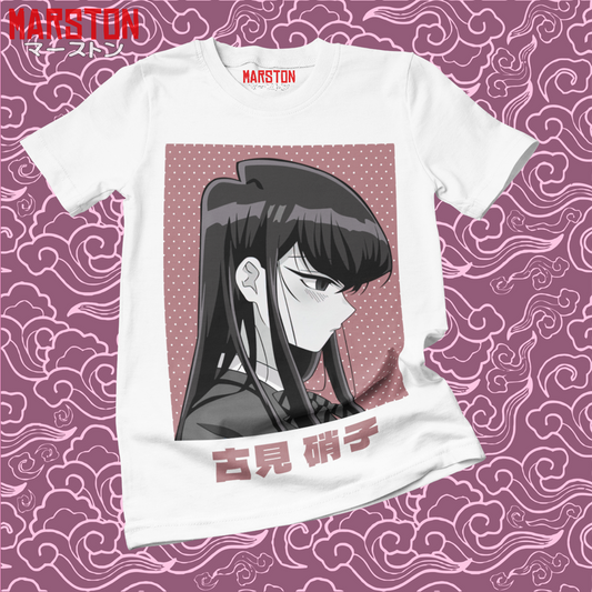 Polera blanca de Komi-san wa Komyushou Desu (Komi Can't Communicate)