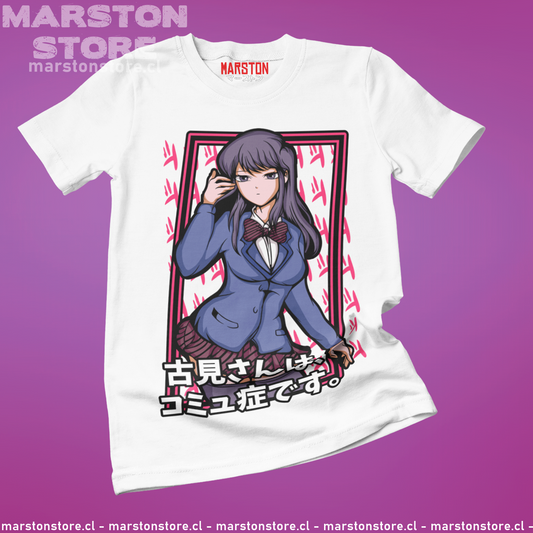 Polera blanca de Komi-san wa Komyushou Desu (Komi Can't Communicate)