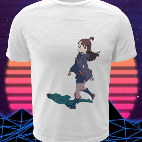 Polera blanca de Little Witch Academia